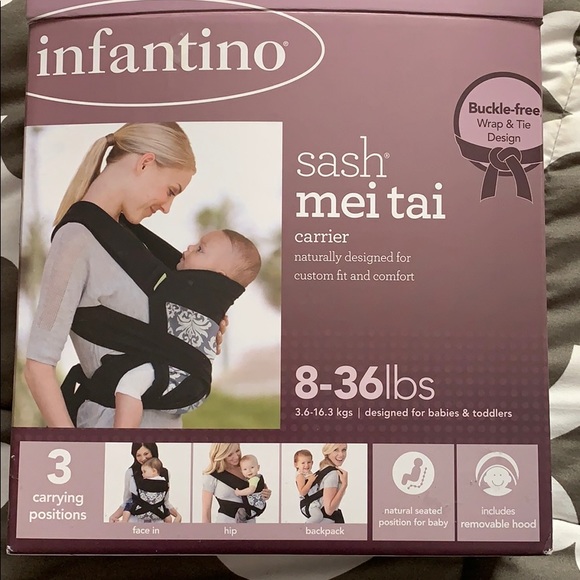 infantino sash wrap and tie baby carrier